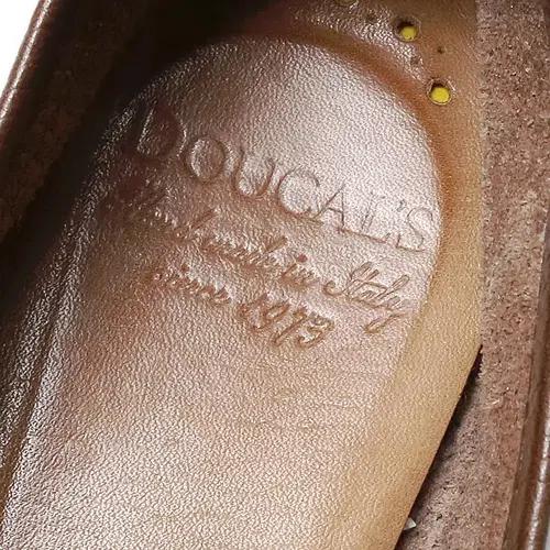 듀칼스 [Doucal's] 브라운 펀칭 레더 이탈리아 로퍼 언라인드 구두 7