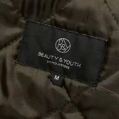 뷰티 앤 유스 [Beauty & Youth] 다크 카키 클래식 퀼팅 자켓 8
