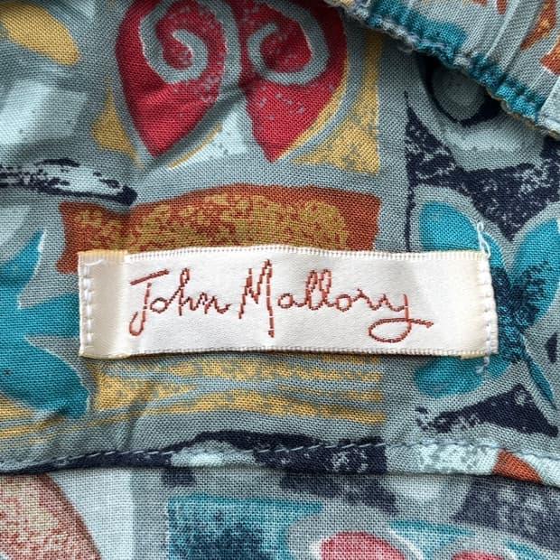 JOHN MALLORY 에스닉 패턴 백리본 원피스 8