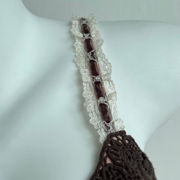 *SALE) AXES FEMME 빈티지 레이스 티어드 원피스 4