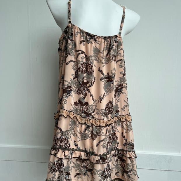 *SALE) AXES FEMME 빈티지 레이스 티어드 원피스 5