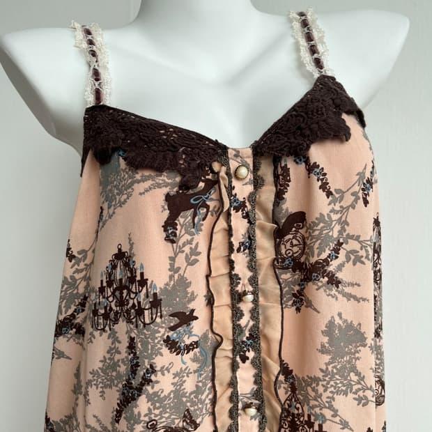 *SALE) AXES FEMME 빈티지 레이스 티어드 원피스 3