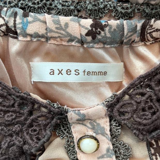 *SALE) AXES FEMME 빈티지 레이스 티어드 원피스 7