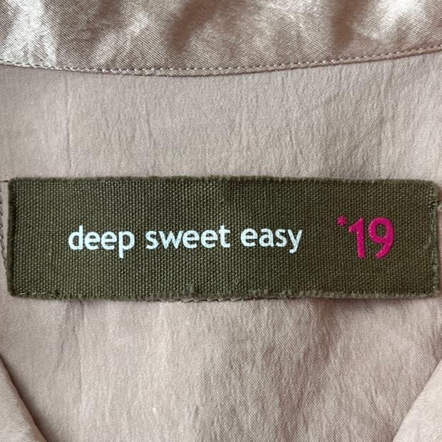 deep sweet easy 19 로즈 새틴 셔츠 8