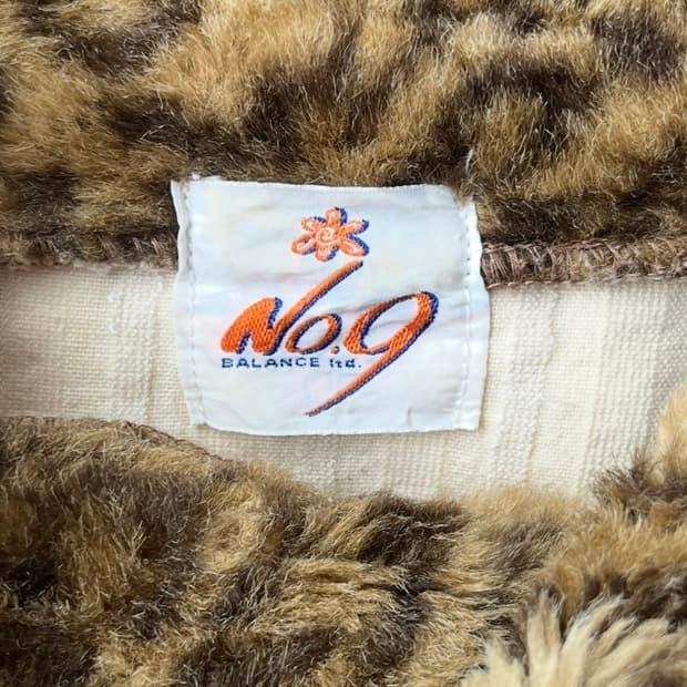 *SALE) No.9 레오파드 퍼카라 벨벳 크롭탑 8