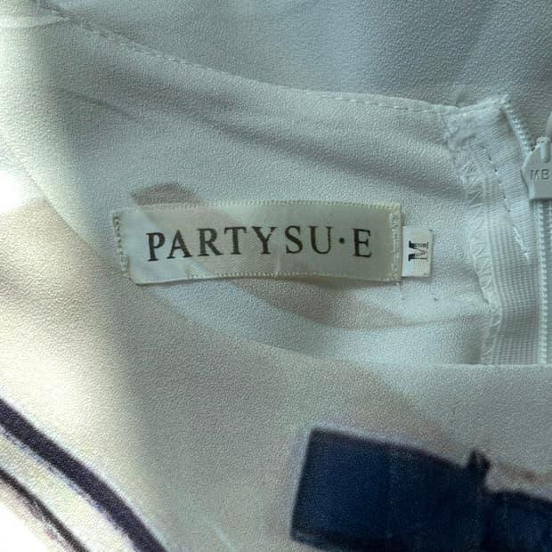 PARTYSU.E 세일러 리본 프린팅 원피스 7