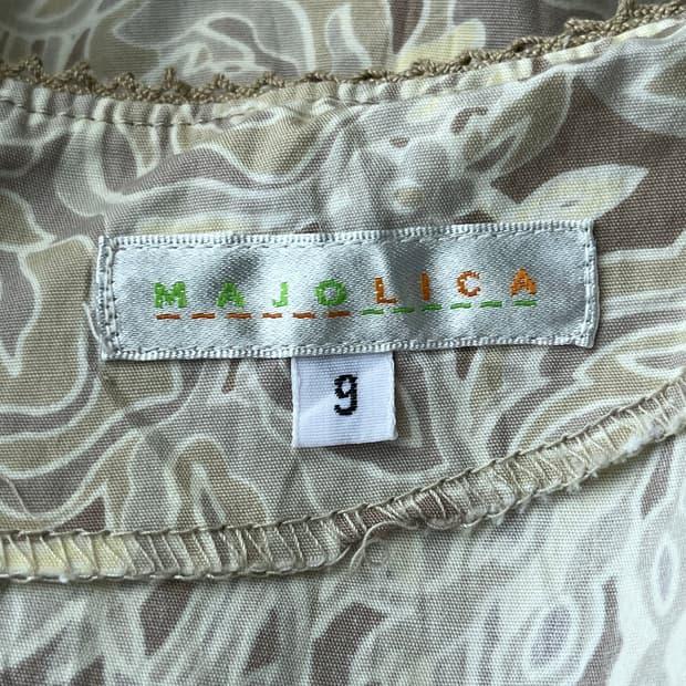*SALE) MAJOLICA 플로럴 코튼 롱 원피스 7