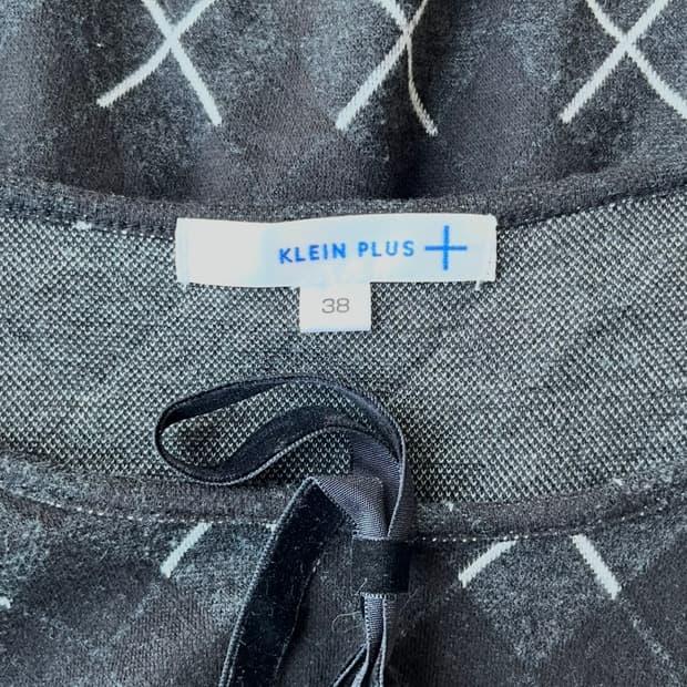 KLEIN PLUS 블랙 아가일 튜닉 6