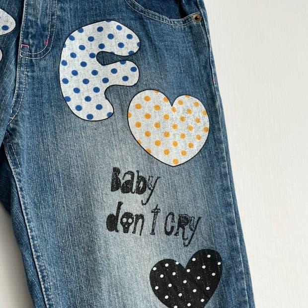 제프리 Y2K 스위트 아트 데님 팬츠 5