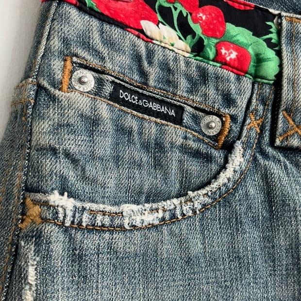 Dolce & Gabbana  스트로베리 데님 스커트 4