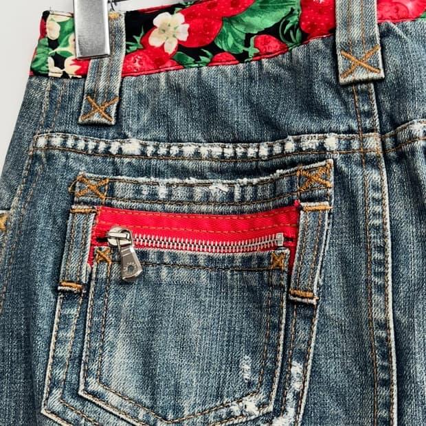 Dolce & Gabbana  스트로베리 데님 스커트 7