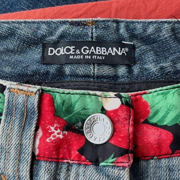 Dolce & Gabbana  스트로베리 데님 스커트 8