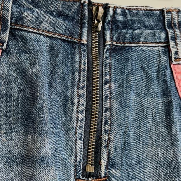 Desigual 데님 자수 스커트 4