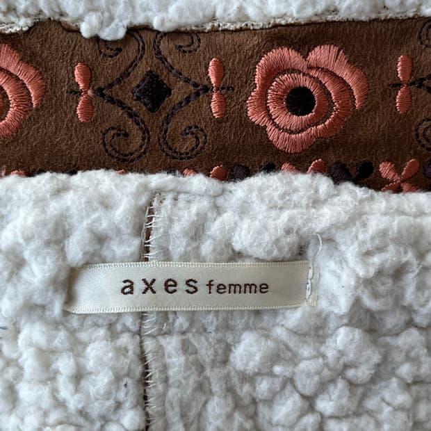 axes femme 스웨이드 자수 조끼 7