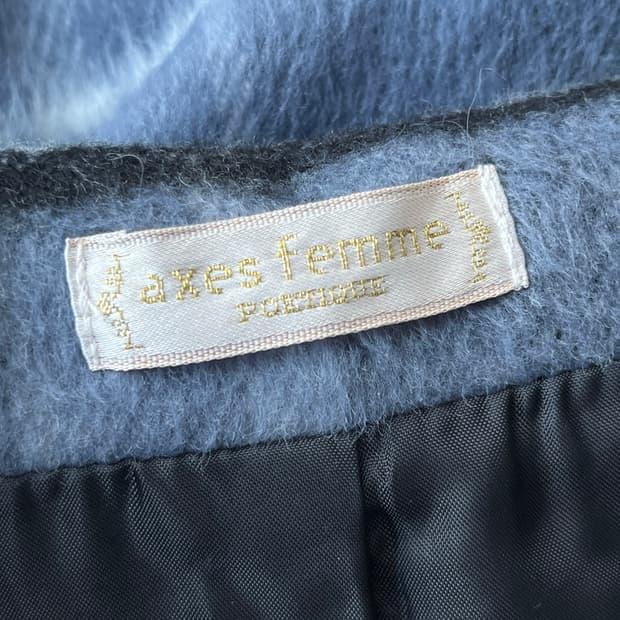 *SALE) axes femme 네이비 체크 세일러 자켓 6