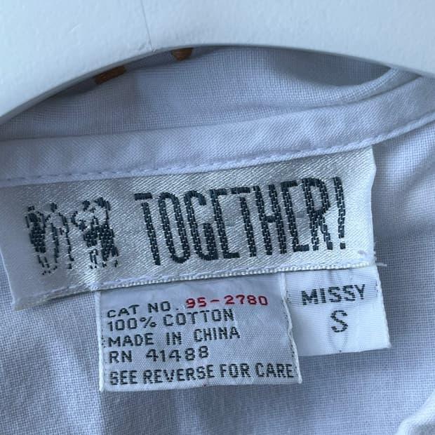 SALE) TOGETHER! 레이스 카라 셔츠 블라우스 7