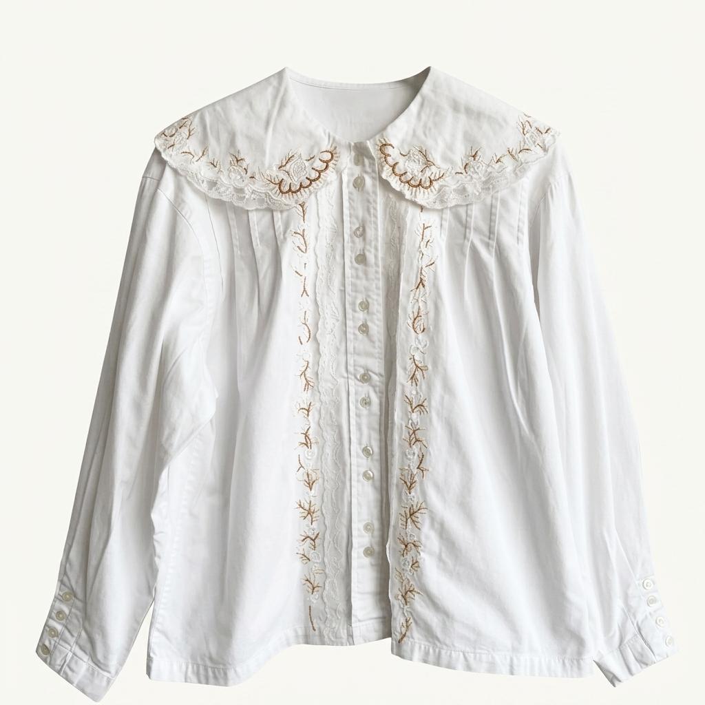 SALE) TOGETHER! 레이스 카라 셔츠 블라우스 1