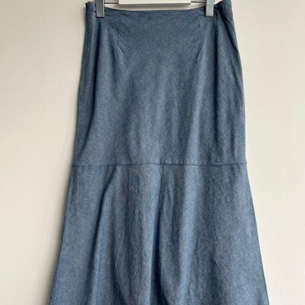Laura Ashley 데님 자수 스커트 5