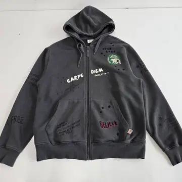 JEEP 레터링 후드 집업 그레이 M 2