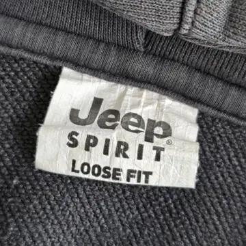 JEEP 레터링 후드 집업 그레이 M 4