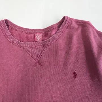 폴로 랄프로렌 코튼 스웨트셔츠 버건디 XL 5