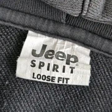 JEEP 레터링 후드 집업 그레이 M 4