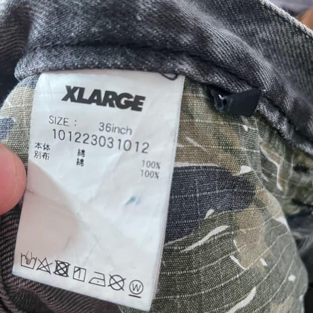 XLARGE 엑스라지 블랙 데님팬츠 36 9
