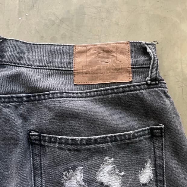 XLARGE 엑스라지 블랙 데님팬츠 36 7