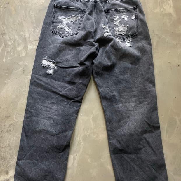 XLARGE 엑스라지 블랙 데님팬츠 36 6