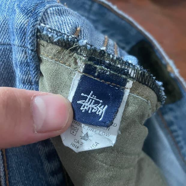 90’s Stussy-dm MADE IN USA 데님팬츠 32 9