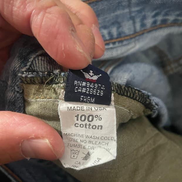 90’s Stussy-dm MADE IN USA 데님팬츠 32 10