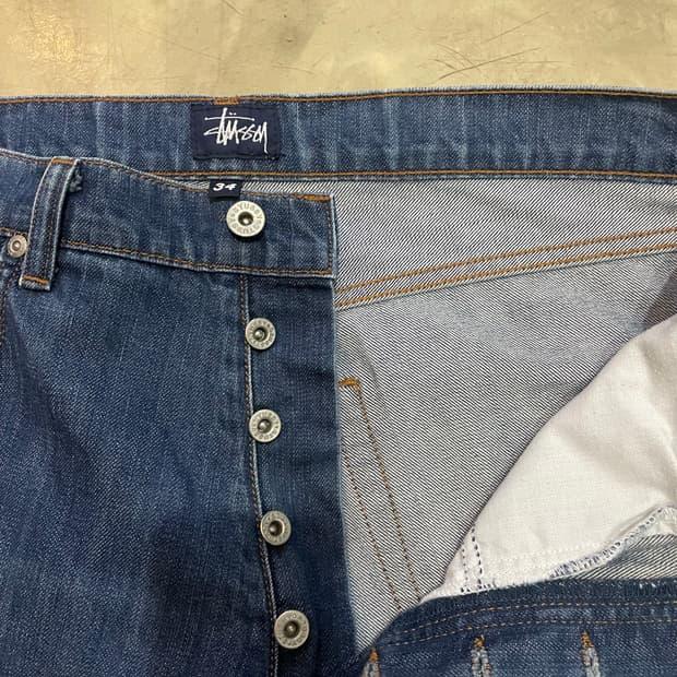 90‘s Old Stussy Denim Pants MADE IN USA 6