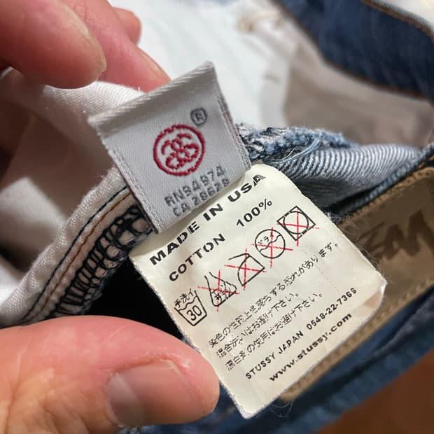 90‘s Old Stussy Denim Pants MADE IN USA 11