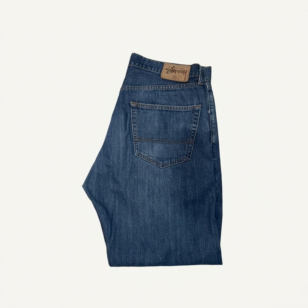 90‘s Old Stussy Denim Pants MADE IN USA 1