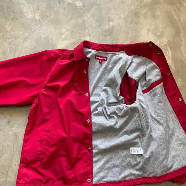 Supreme Crest Coaches Jacket Red 24FW 10