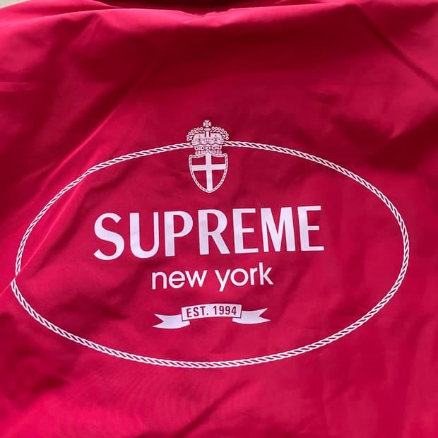 Supreme Crest Coaches Jacket Red 24FW 8