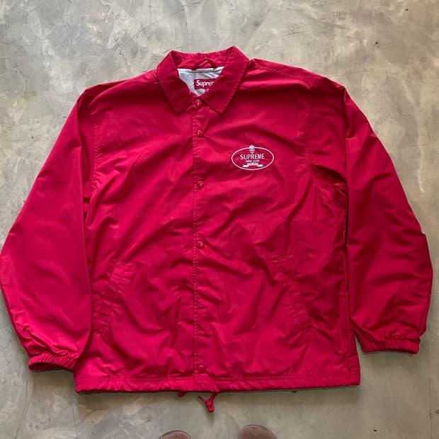 Supreme Crest Coaches Jacket Red 24FW 4