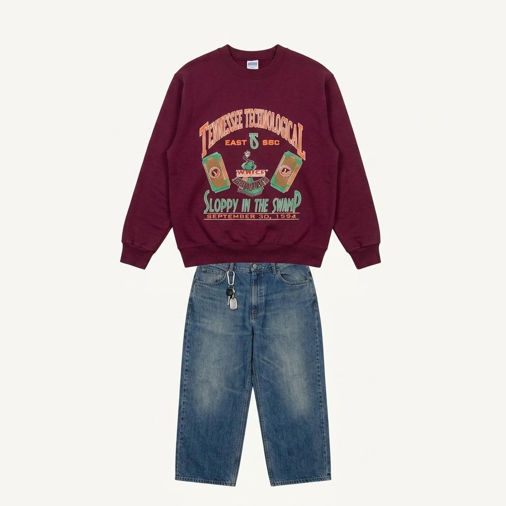 90‘s made in usa OUTBACK 스웻셔츠 M 1