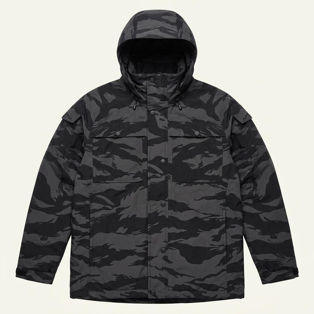 뉴에라 블랙 타이거카모 바람막이 2XL 1