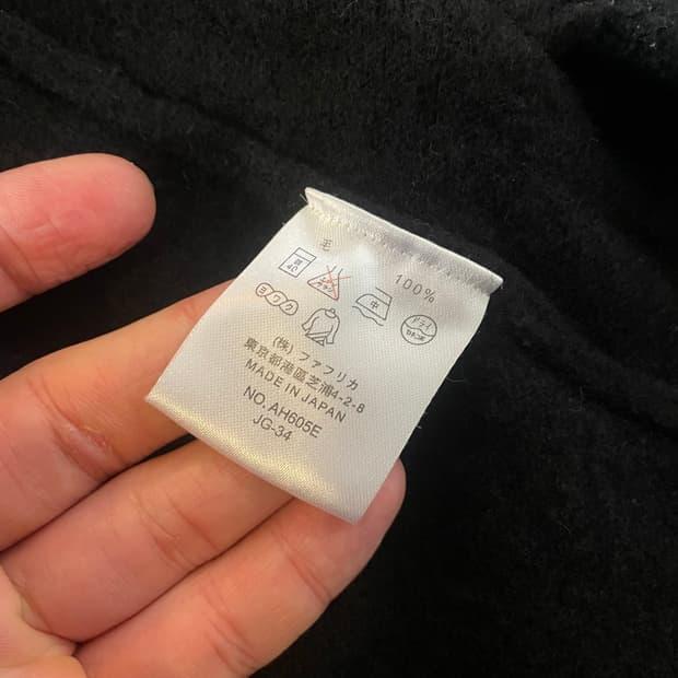 라코스테 made in japan 울 가디건 블랙 6