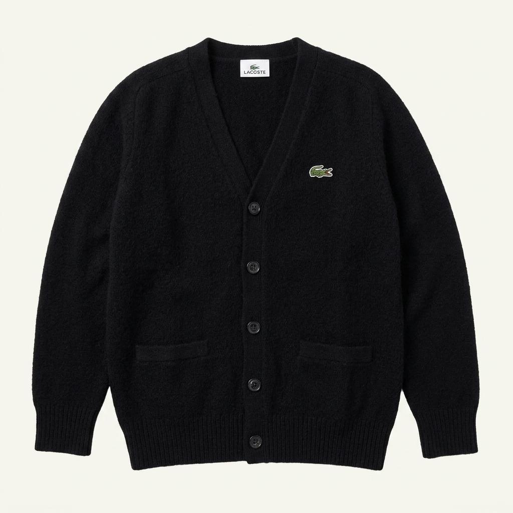 라코스테 made in japan 울 가디건 블랙 1