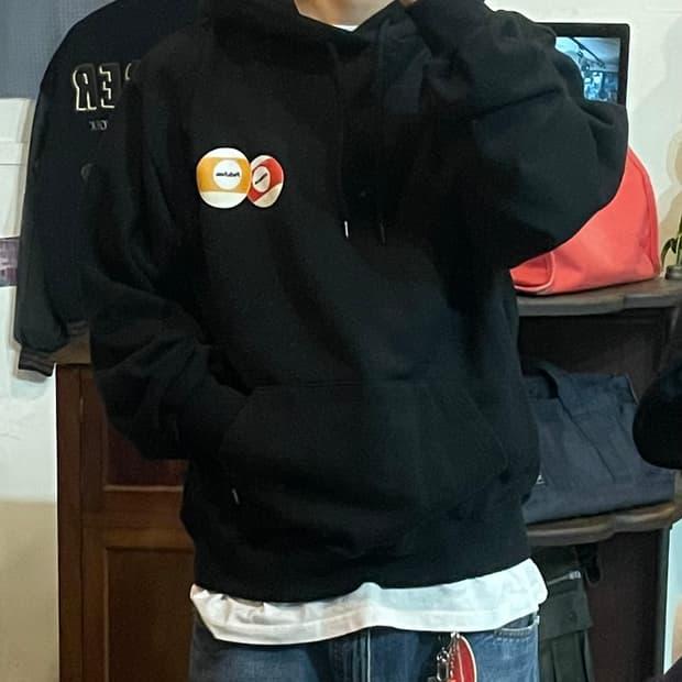 피치스 크림 로또 후드 블랙 L 2