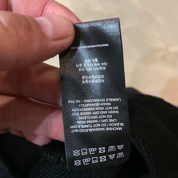 피치스 크림 로또 후드 블랙 L 10