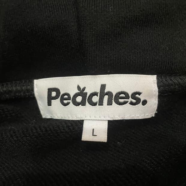 피치스 크림 로또 후드 블랙 L 8