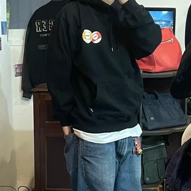 피치스 크림 로또 후드 블랙 L 3