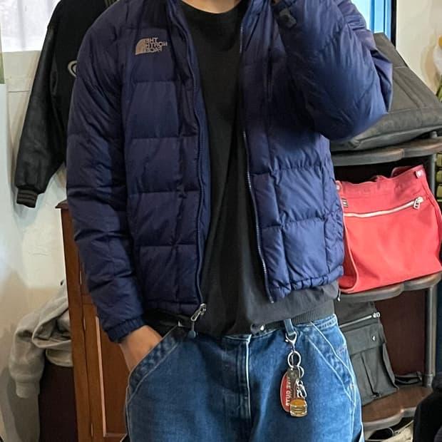 노스페이스 600 경량패딩 S 3