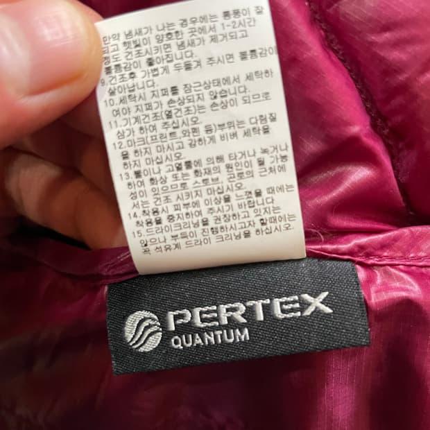 몽벨 PERTEX QUANTUM 다이아몬드 경량패딩 핑크 M 8