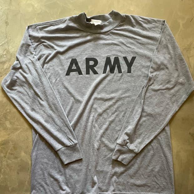 ARMY 그레이 롱 슬리브 L 2