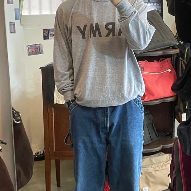 ARMY 그레이 롱 슬리브 L 7
