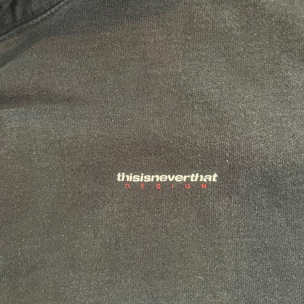 Thisisneverthat 디스이즈네버댓 블랙 후드 M 4